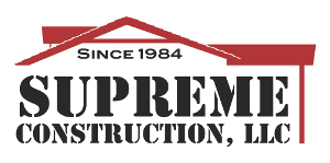 A company logo for Supreme Construction.